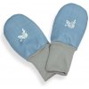 ESITO Zimné bezpalcové rukavice softshell s baránkom Veľ. 74 - 80 Sky blue