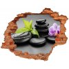 Foto fotografie diera na stenu Zen kamene 90x70 cm