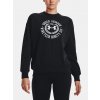 Under Armour Dámska mikina Rival Fleece Crest Grp Crew Čierna SM