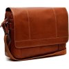 Pánska kožená klopová pracovná taška na notebook The Chesterfield Brand Tampa TCBU, Antique Buff - koňaková C408 132300