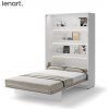 Dig-net nábytok Sklápacia posteľ Lenart BED CONCEPT BC-01 biela | 140 x 200 cm
