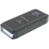 Tellur Přenosný startér do auta 1500A, power banka 16800 mAh, LED světlo, šedá