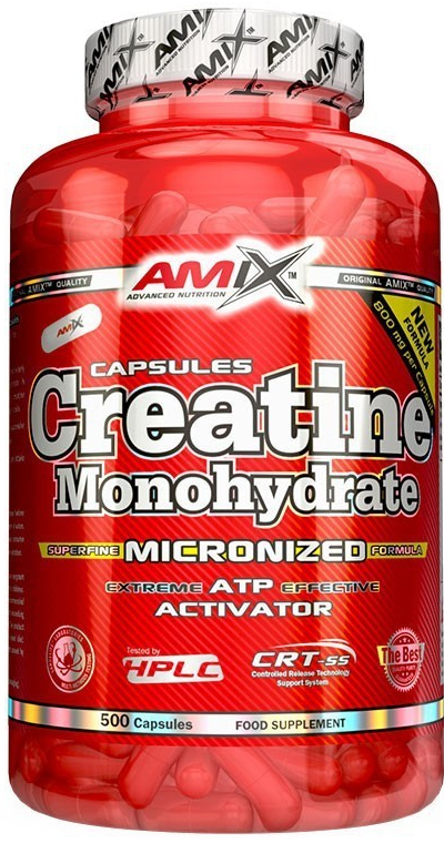 Amix Creatine Monohydrate 500 kapsúl od 24,95 € - Heureka.sk
