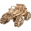 Ugears 3D drevené mechanické puzzle Pásové terénne vozidlo