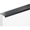 Interex design Úchytka na hranu dvierok GOBI / Čierna Matná 160 mm