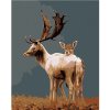 Maľovanie podľa čísel – Daniel s laňou, 80 × 100 cm, napnuté plátno na rám 8596530037637