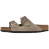 BIRKENSTOCK Šľapky Arizona Soft Assise plantaire Suede Taupe Béžová