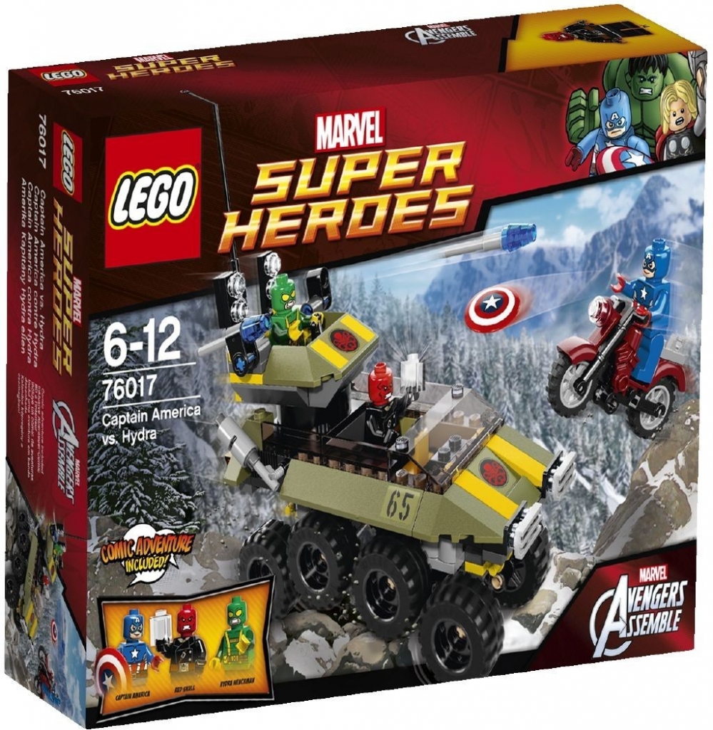 LEGO® Super Heroes 76017 Captain America vs. Hydra od 79,9 € - Heureka.sk