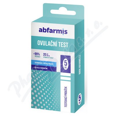 Abfarmis Ovulační test 20mIU/ml 5 ks