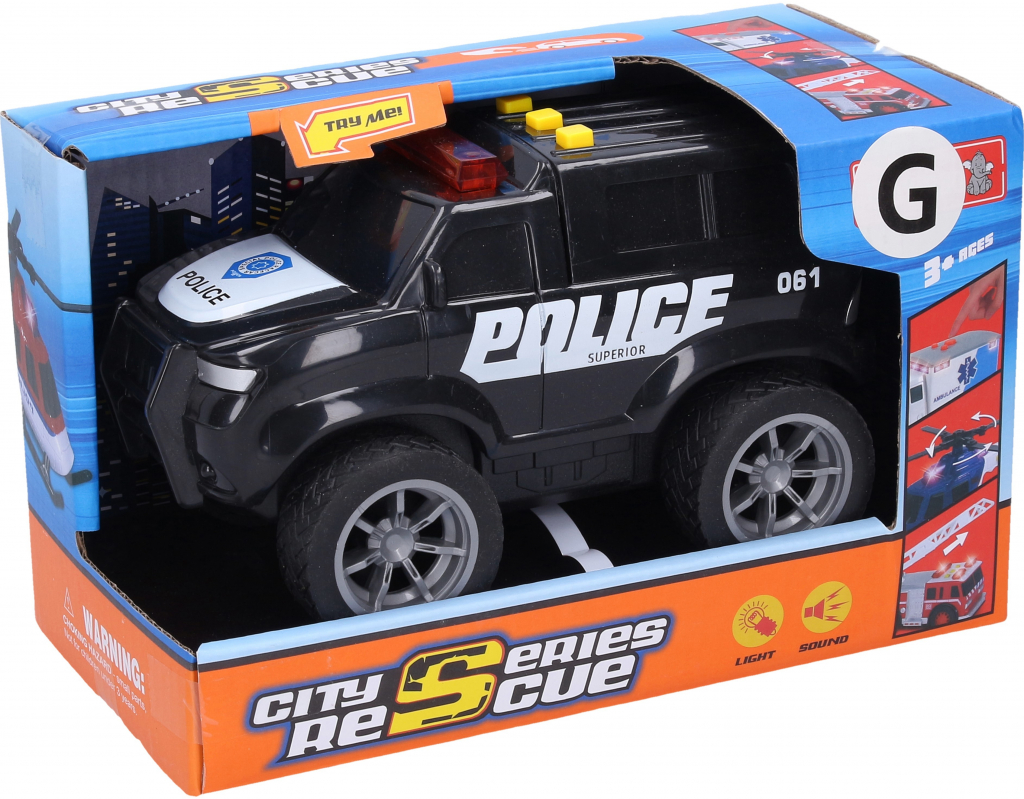 Wiky Vehicles Auto polícia s efektami 18 cm