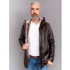 Max Original Leather Pánska kožená bunda 8062 FUR brown-03 (M 44-46) - Brown - M