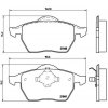 Sada brzdových platničiek kotúčovej brzdy BREMBO P 85 039