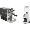 Stone Espresso Mine Black + Eureka Atom Specialty 75, white