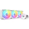 NZXT vodní chladič Kraken 360 ELITE RGB / 3x120mm RGB fan / 4-pin PWM / LCD disp. / 6 let / bílý (RL-KR36E-W1)
