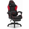 Herné červeno-čierne látkové kreslo Cabro C501, Cabro__5907196010576 SKL1