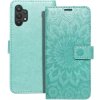 Puzdro / obal na Samsung Galaxy A32 LTE ( 4G ) zelené mandala - kniha Forcell MEZZO Book