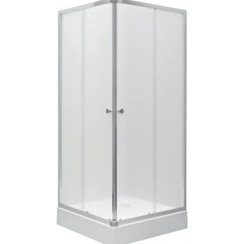 KOLO First štvorcový sprchovací kút 90 cm, vr. vaničky, číre sklo ZKDK90222003Z1