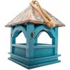PetBuddy altánok tyrkys, kŕmidlo pre vtáky, 20 x 20 x 30 cm, cédrové drevo