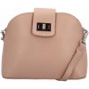 Dámska kožená crossbody kabelka staroružová - Delami Saffet ružová