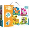 Trefl baby puzzle Lesné zvieratká 4v1