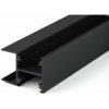 Profil pre LED pásiky, Lucas, Čierny anodizovaný 2000mm