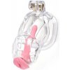 Pás cudnosti Guardian Chastity Cage Clear Veľkosť 2 CELLMATE