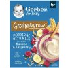 GERBER Mliečna kaša pšenično-ovsená banán a malina 200 g