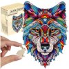 Kruzzel 24552 Drevené puzzle vlk, 170 ks