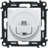 Mikro USB nabíjací stojan + USB nabíjačka Legrand Valena Life, biela