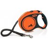 Vodítko Flexi Xtreme L pásik 5 m/65 kg oranžové