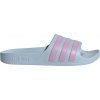 Detské šľapky adidas, ADILETTE AQUA K svetlomodrá,ružová, 37 EU