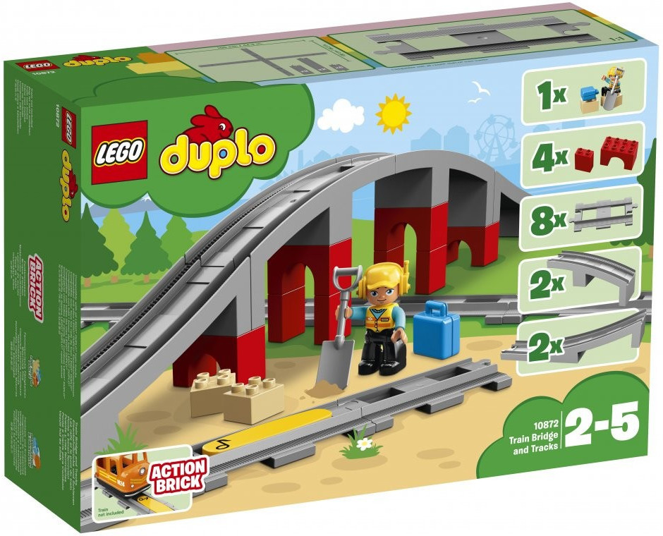 LEGO® DUPLO® 10872 Vlakový most a koľajnice