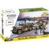 Cobi 3132 World War II Americký ozbrojený terénny automobil Jeep Willys MB & Trailer (COBI-3132)