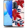 Picasee silikónový čierny obal pre Huawei Nova 9 SE - Red Lily