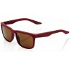 100% Blake, okuliare - Soft Tact Crimson - Bronze Lens