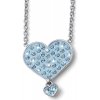 Detský náhrdelník L.O.L Surprise Dreamheart so Swarovski krištáľmi L1002BLU