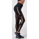 Dámske legíny Nebbia legíny intense Gold Mesh 829 čierné