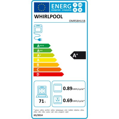 OMR58HU1B vstavaná rúra WHIRLPOOL