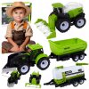 Traktor Hračka 2 s Cisternovým Návesom, Veľký Traktor, Súprava Farma pre Deti