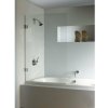 Riho Scandic vaňová zástena 80 cm jednodielny chrómová lesklé/číre sklo G001129120