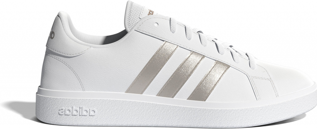 adidas dámske tenisky na chôdzu Court Base bielo-strieborné