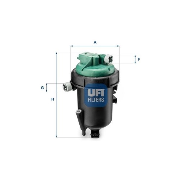 Palivový filter UFI 55.175.00 od 69,15 € - Heureka.sk