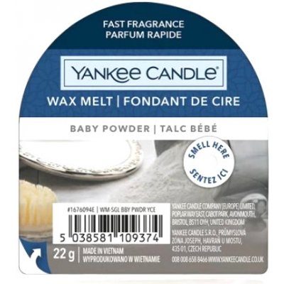Yankee Candle Baby Powder vonný vosk 22 g