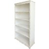 Chic Antique Krémová antik drevená knižnica s policami Jacquline - 106*39*200 cm - Chic Antique