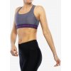 Športová podprsenka Under Armour Crossback Mid Heather Bra - tempered steel lt/strobe