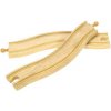 Oblúkové koľaje Bigjigs 22cm 2ks