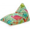 Sablio Sedací vak Dinosaury v tráve: 150x80 cm