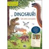Svět zvířat v samolepkách Dinosauři -