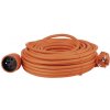 Predlžovací kábel 25m - 1 zásuvka , oranžový