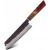 Damaškový kuchynský nôž Airi - Kiritsuke/Červená KP-37351